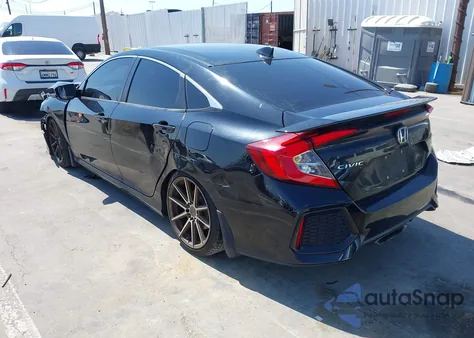 2019 Honda Civic Si из США, поврежденный, VIN 2HGFC1E51KH701478